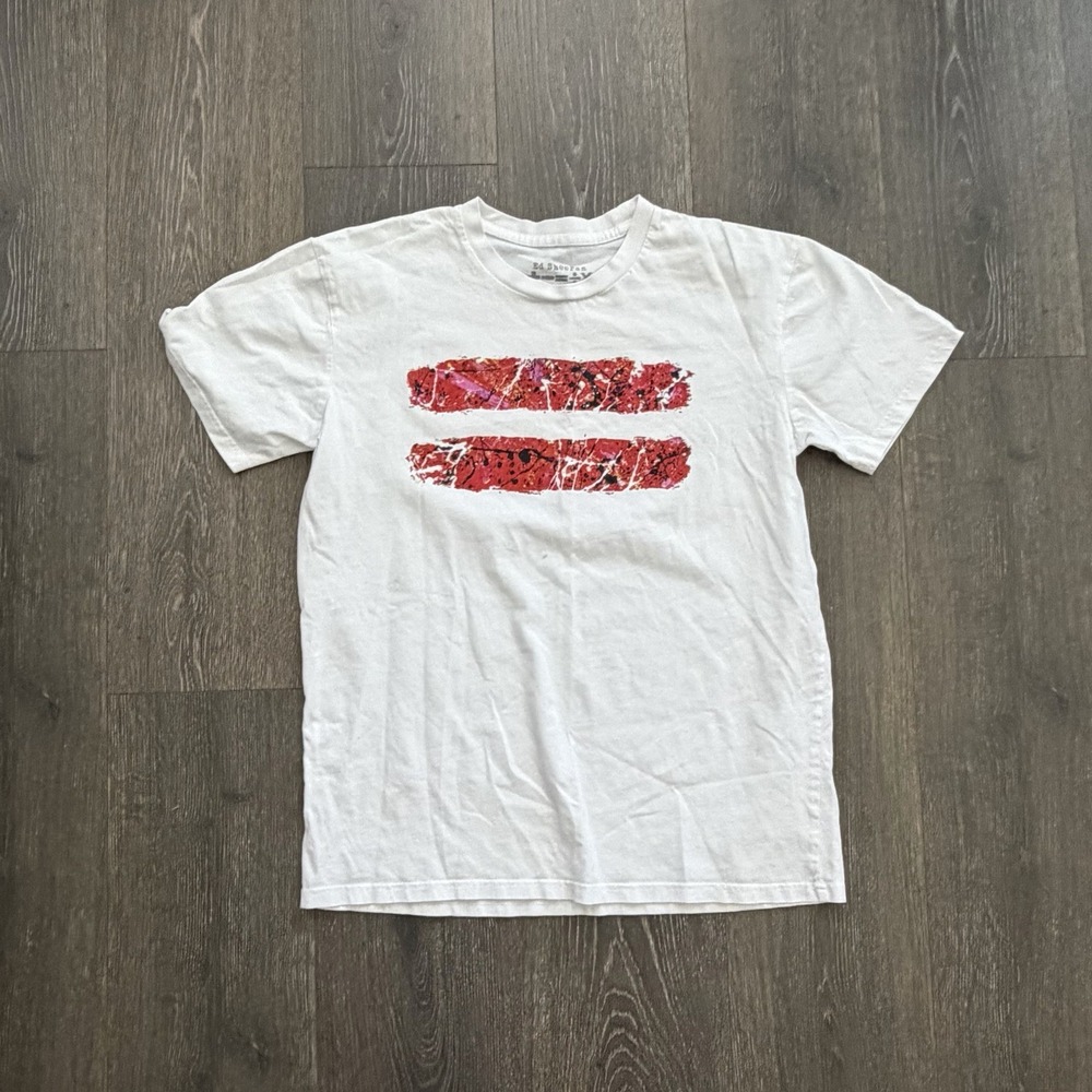 Ed Sheeran Mathematics Tour Shirt Medium White‎ Pop Music Streetwear Band Tee